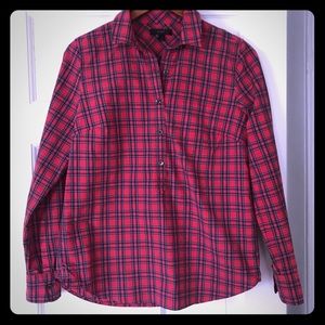 J. Crew Tartan pullover